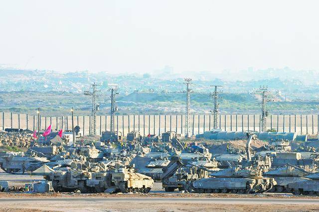 以色列坦克攻入加沙城